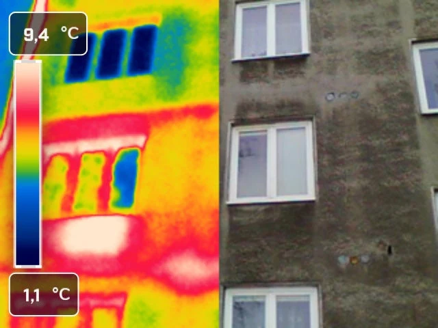 Vidí termokamera,Vidí termokamera skrz zeď,termokamera