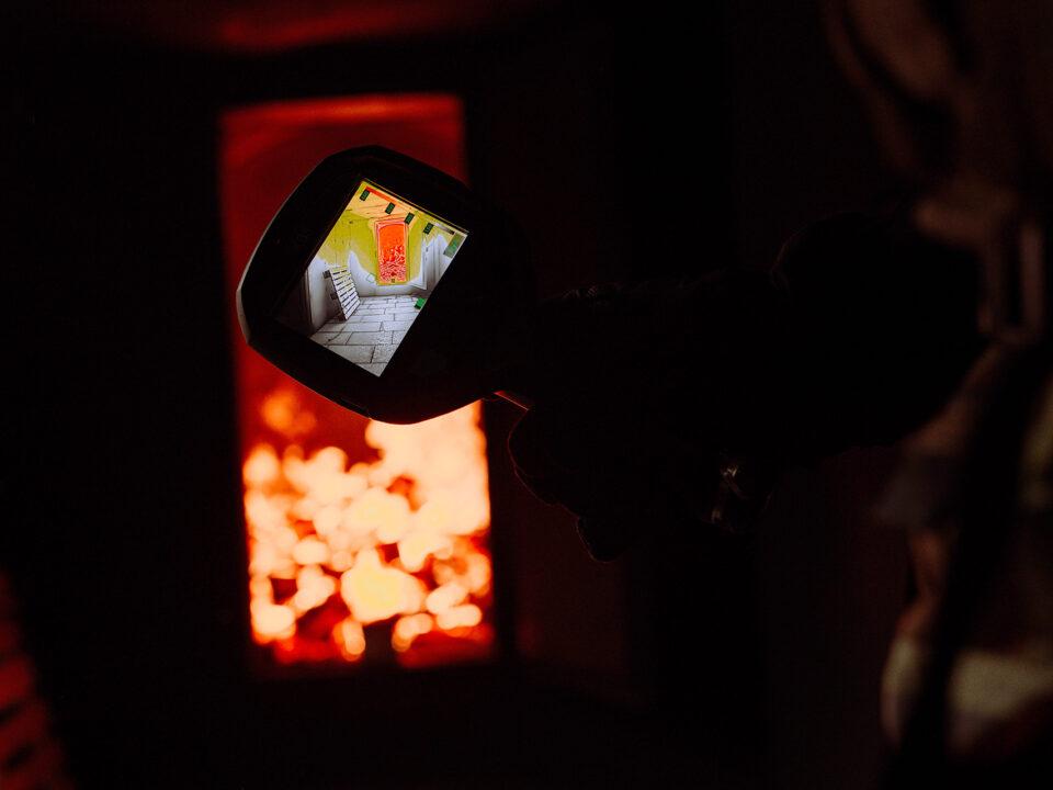 detekce požáru,infračervené kamery,hasicí systémy